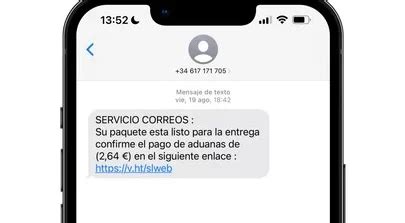 He recibido un SMS de la oficina de empleo 